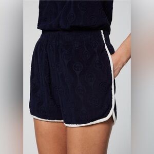 Sergio Tacchini Zona Terry Shorts - Maritime Blue 🎾 | Size Large